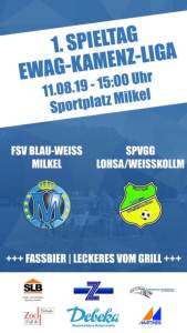 1. Spieltag: Männer vs. SpVgg Lohsa/Weißkollm